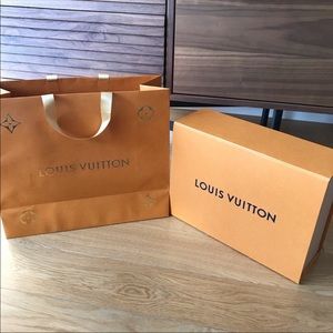 Authentic Louis Vuitton Box & Shopping Bag